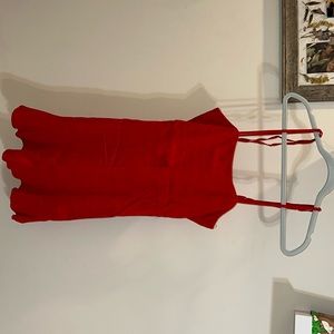 Red dress